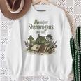 Avoiding Shenanigans Irish St Patricks Day Book Reader Sweatshirt Gifts for Old Women
