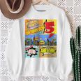 Birthday Boys Shirt Age 5 Superhero Comic Book Theme Party Sweatshirt Gifts for Old Women