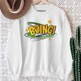 BOING Pop Art Comic Book Speech Bubbles Street Graffiti Art Sweatshirt Gifts for Old Women