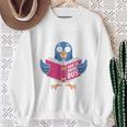This Is My Book Character Costume Cute Pigeon Kids Reading Sweatshirt Gifts for Old Women