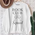 Book Club Squad Reading And Wine Lover Sweatshirt Gifts for Old Women Book Club Squad Reading And Wine Lover Sweatshirt Gifts for Old Women