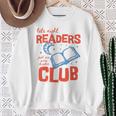 Book Late Night Readers Club Bookish Bookworm Reading Premium Tri-Blend Sweatshirt Gifts for Old Women