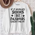 Book Lover -Adults Grey Cotton Polyester Modern Crew Neck Short Sleeve Sweatshirt Gifts for Old Women