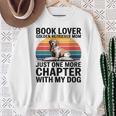 Book Lover Golden Retriever Mom Just One More Chapter Sweatshirt Gifts for Old Women Book Lover Golden Retriever Mom Just One More Chapter Sweatshirt Gifts for Old Women