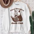 Book Lover Opossum Bookish Reader Feral Readers Book Club Sweatshirt Gifts for Old Women Book Lover Opossum Bookish Reader Feral Readers Book Club Sweatshirt Gifts for Old Women