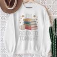 Book Lover Book Reading Coffee Premium Tri-Blend Sweatshirt Gifts for Old Women