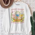 Book Reading Lover Easter Bookish Every Bunny Loves To Read Sweatshirt Gifts for Old Women