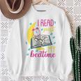 Book Reading I Read Past My Bedtime Raglan Baseball Tee Sweatshirt Gifts for Old Women
