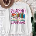 Book Reading Reading Is My Superpower Sweatshirt Gifts for Old Women Book Reading Reading Is My Superpower Sweatshirt Gifts for Old Women