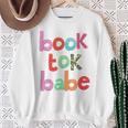 Book Tok Babe Bookish Woman Loves To Read Reading Novels Sweatshirt Gifts for Old Women Book Tok Babe Bookish Woman Loves To Read Reading Novels Sweatshirt Gifts for Old Women
