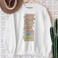 Book Trope Reader Romance Reading Bookish Tropes Lover Sweatshirt Gifts for Old Women