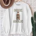 Bookaholic – Book Lover Pun Graphic For Readers Premium Tri-Blend Sweatshirt Gifts for Old Women