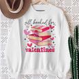 All Booked For Valentines Book Lovers Pink Valentine's Day Sweatshirt Gifts for Old Women All Booked For Valentines Book Lovers Pink Valentine's Day Sweatshirt Gifts for Old Women