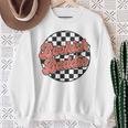 Bookish Baddie Retro Aesthetic Typography Sweatshirt Gifts for Old Women