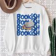 Bookish Fun Inspiring Women Reading Books Sweatshirt Gifts for Old Women