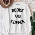 Books And Coffee Reading Lover Sweatshirt Gifts for Old Women Books And Coffee Reading Lover Sweatshirt Gifts for Old Women