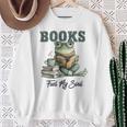 Books Fuel My Soul Sweatshirt Gifts for Old Women