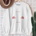 Books And Gymnastics Cute Girl's Premium Sweatshirt Gifts for Old Women