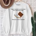 Books And Reading Exciting Jungle Escape Sweatshirt Gifts for Old Women