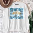 Books Reading My SuperPower Great Idea Art Literature Premium Sweatshirt Gifts for Old Women Books Reading My SuperPower Great Idea Art Literature Premium Sweatshirt Gifts for Old Women