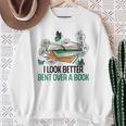 I Like My Books Spicy And My Coffee Icy Introvert Bookworm Sweatshirt Gifts for Old Women