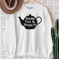 Books Tea And British TV Premium Tri-Blend T-Shirt Sweatshirt Gifts for Old Women