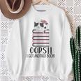 Bookworm Quote Oops I Got Another Book Sweatshirt Gifts for Old Women Bookworm Quote Oops I Got Another Book Sweatshirt Gifts for Old Women