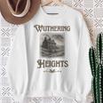 Bronte Novel Wuthering Heights Moorland Gothic Book Cover Sweatshirt Gifts for Old Women Bronte Novel Wuthering Heights Moorland Gothic Book Cover Sweatshirt Gifts for Old Women