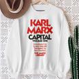 Capital Karl Marx Vintage Book Cover Sweatshirt Gifts for Old Women