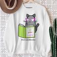 Cats And Books Happiness Cartoon Cat Pun For Women Sweatshirt Gifts for Old Women Cats And Books Happiness Cartoon Cat Pun For Women Sweatshirt Gifts for Old Women