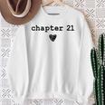 Chapter 21 Book Lovers Readers & Authors 21st Birthday Sweatshirt Gifts for Old Women