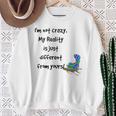 Cheshire Cat Alice In Wonderland Costume Book Quote Sweatshirt Gifts for Old Women