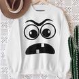 Creepy Face Carrot Halloween Book Character Costume Sweatshirt Gifts for Old Women Creepy Face Carrot Halloween Book Character Costume Sweatshirt Gifts for Old Women