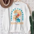 Crockpot Cookbook Baking Cooking Lovers Chef Cook Bakers Sweatshirt Gifts for Old Women