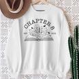 Cute 8th Birthday Chapter 8 Est 2018 Wildflower Book Lover Sweatshirt Gifts for Old Women