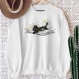 Cute Book Cat Book Lover Floral Teacher Life Women Sweatshirt Gifts for Old Women Cute Book Cat Book Lover Floral Teacher Life Women Sweatshirt Gifts for Old Women