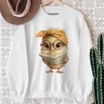Cute Chick Reading Book Bandana Premium Tri-Blend Sweatshirt Gifts for Old Women