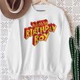 Dad Of The Birthday Boy Fun Comic Book Graphic Sweatshirt Gifts for Old Women Dad Of The Birthday Boy Fun Comic Book Graphic Sweatshirt Gifts for Old Women
