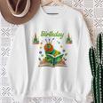 Dad Of Caterpillar Birthday Reading Books Lovers Sweatshirt Gifts for Old Women