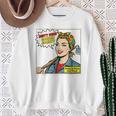 Dirty Hoes Garden Society Comic Book Style Women Sweatshirt Gifts for Old Women