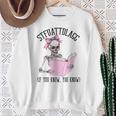 Dirty Romance Skeleton Reading Smut Smutty Book STFUATTDLAGG Sweatshirt Gifts for Old Women