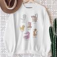 Disney Mickey And Friends Cat Names And Breeds Textbook Sweatshirt Gifts for Old Women