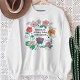 Disney Princess Botanicals Of Fairy Tales Floral Textbook Comfort Colors Crop Top Sweatshirt Gifts for Old Women