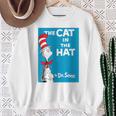 Dr Seuss The Cat In The Hat Book Cover Premium Sweatshirt Gifts for Old Women