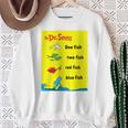 Dr Seuss One Fish Two Fish Book Cover Premium Tri-Blend Sweatshirt Gifts for Old Women