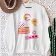 Dungeon Crawler Carl Colorful Sticker Collage LitRPG Book Premium Tri-Blend Sweatshirt Gifts for Old Women