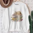 Easily Distracted By Books And Cats Sweatshirt Gifts for Old Women Easily Distracted By Books And Cats Sweatshirt Gifts for Old Women
