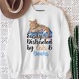 Easily Distracted By Cats And Books For Cat Lovers Men Women Kids Sweatshirt Gifts for Old Women Easily Distracted By Cats And Books For Cat Lovers Men Women Kids Sweatshirt Gifts for Old Women
