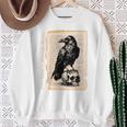 Edgar Allan Poe Raven Gothic Book Lover Sweatshirt Gifts for Old Women
