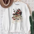 Enemies To Lovers Book Reader Roses Bookish Booktok Retro Sweatshirt Gifts for Old Women